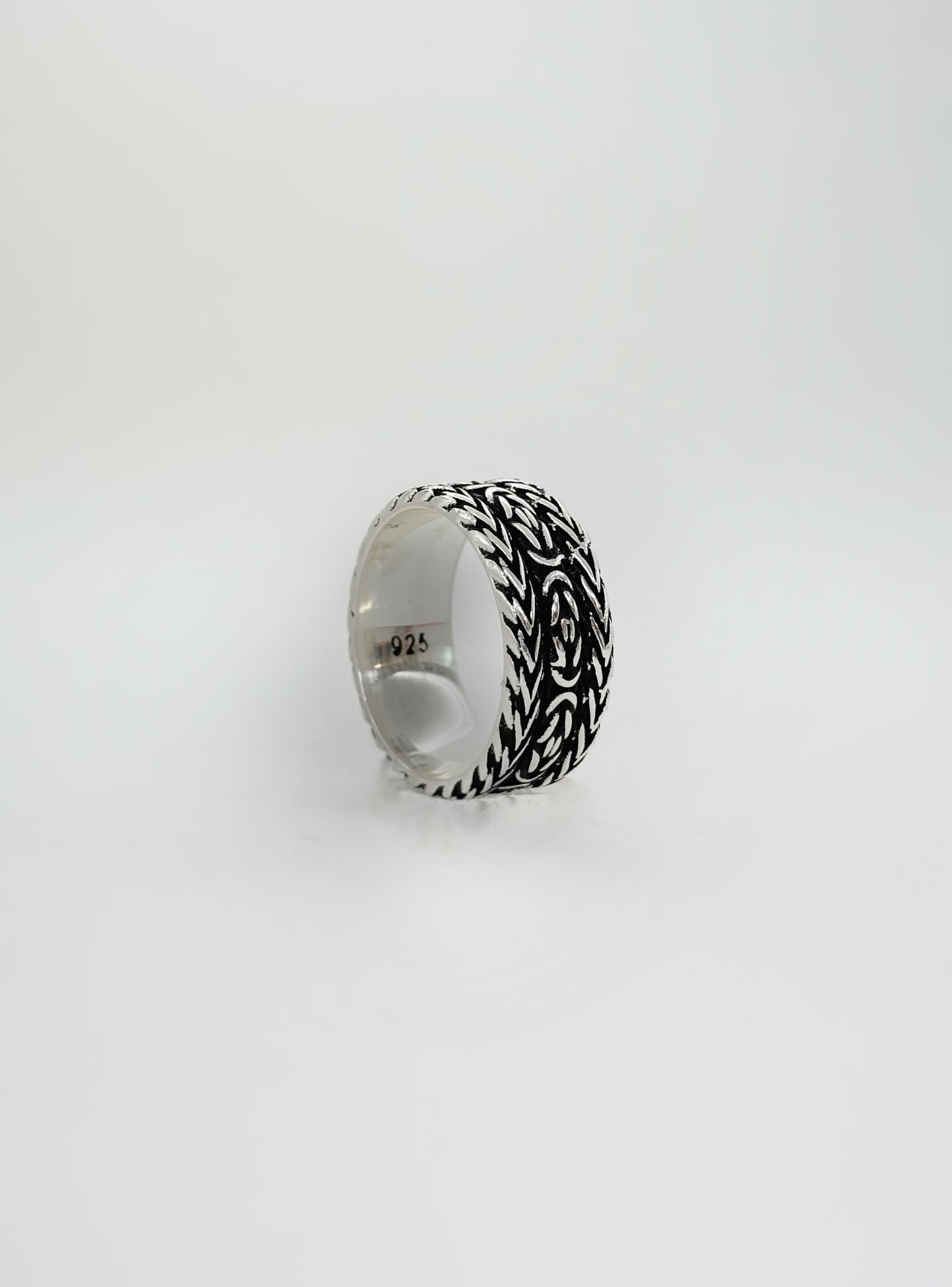 Silver Titan men's ring