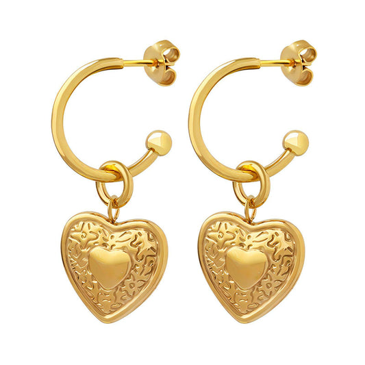Heart earrings