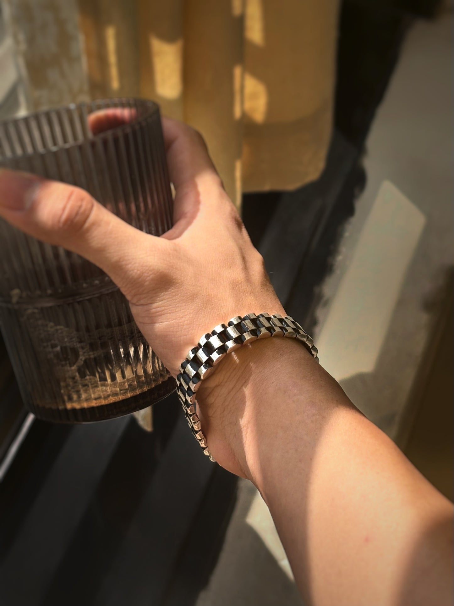 Men's watchstrap bracelet