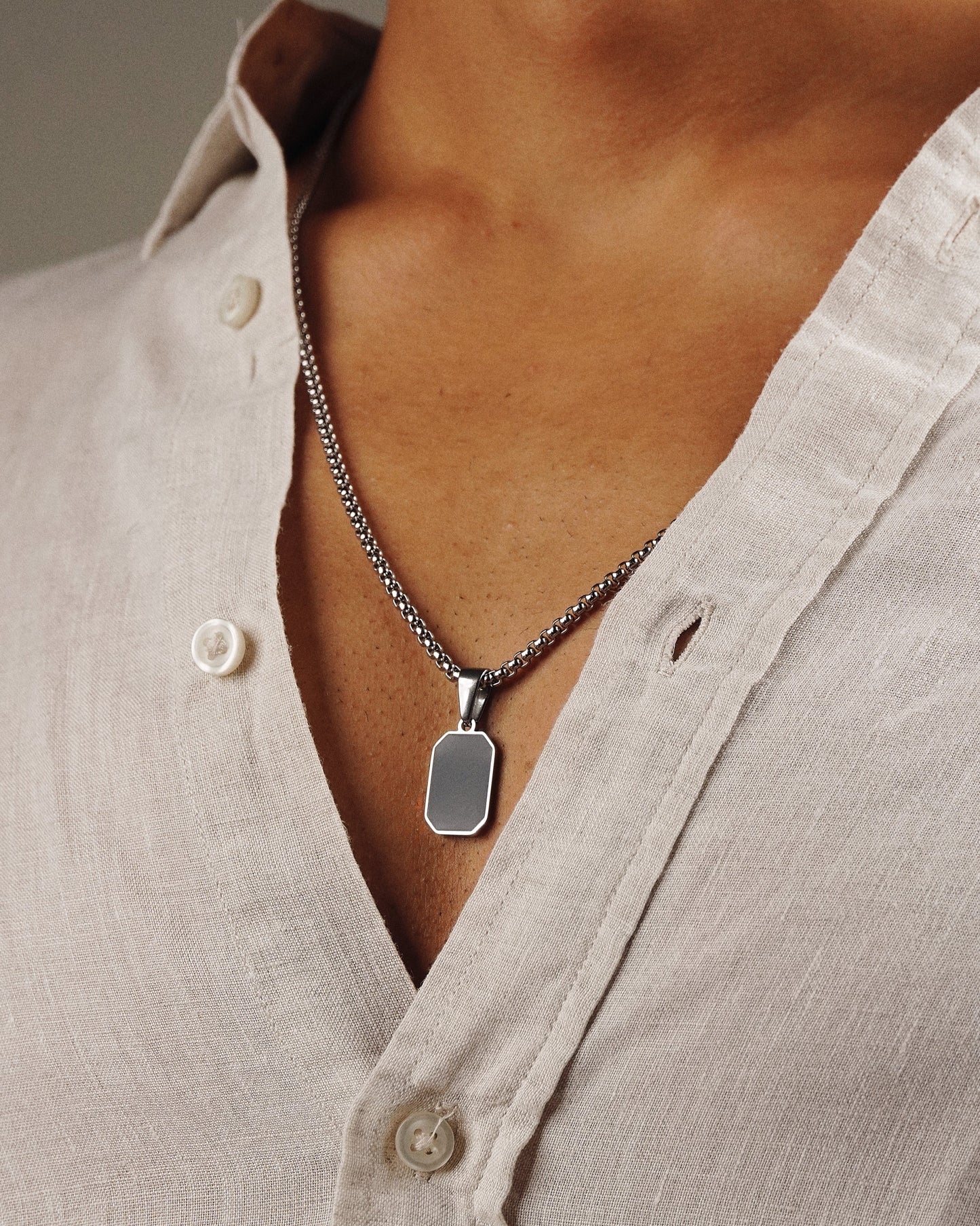 Men's Hexa pendant chain