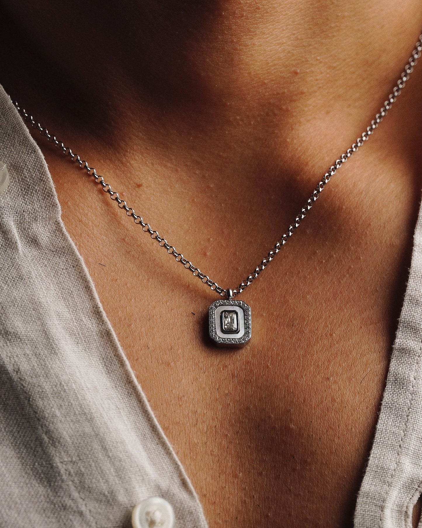 Men's Prism Pendant chain