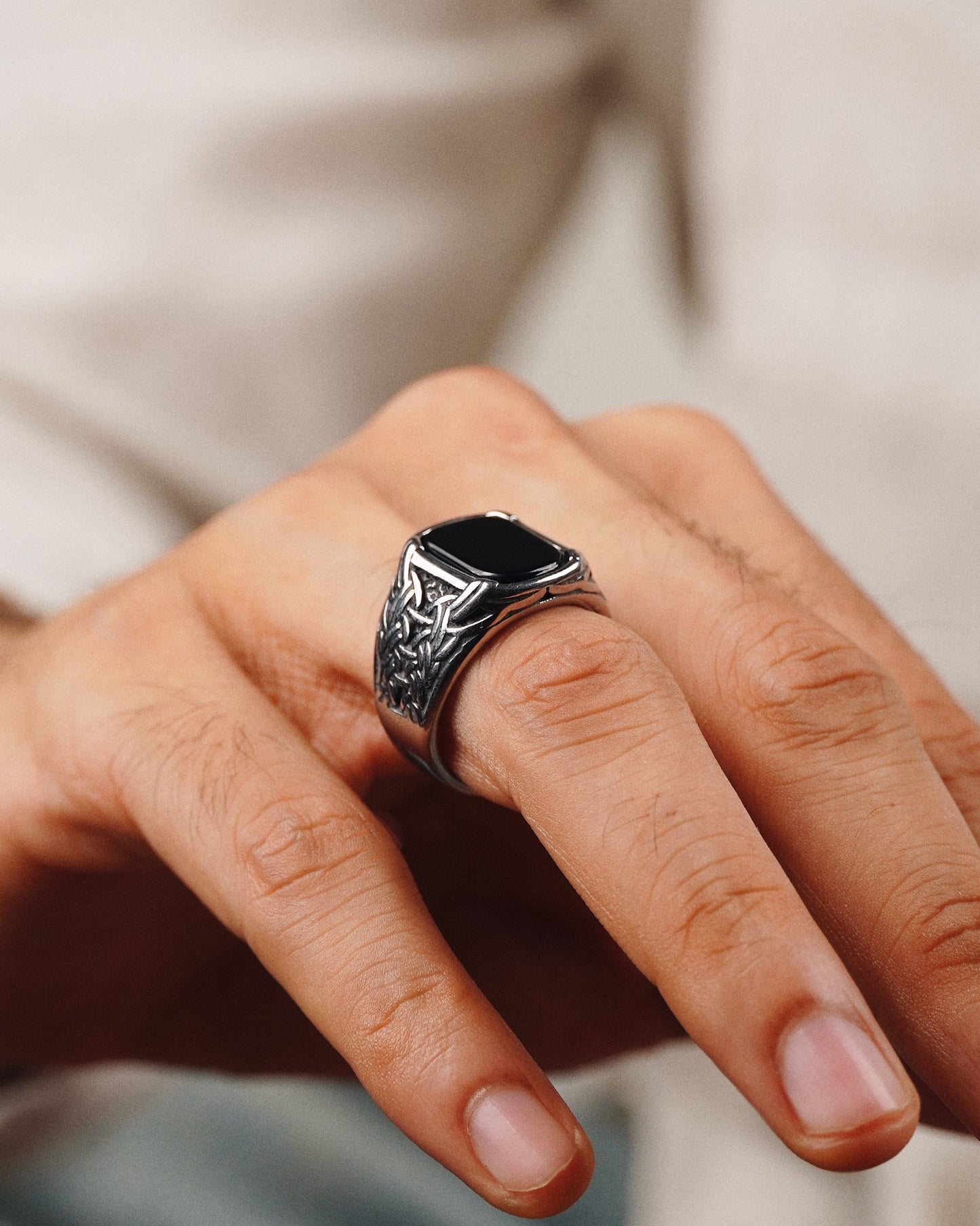 Men's Shadow forge ring