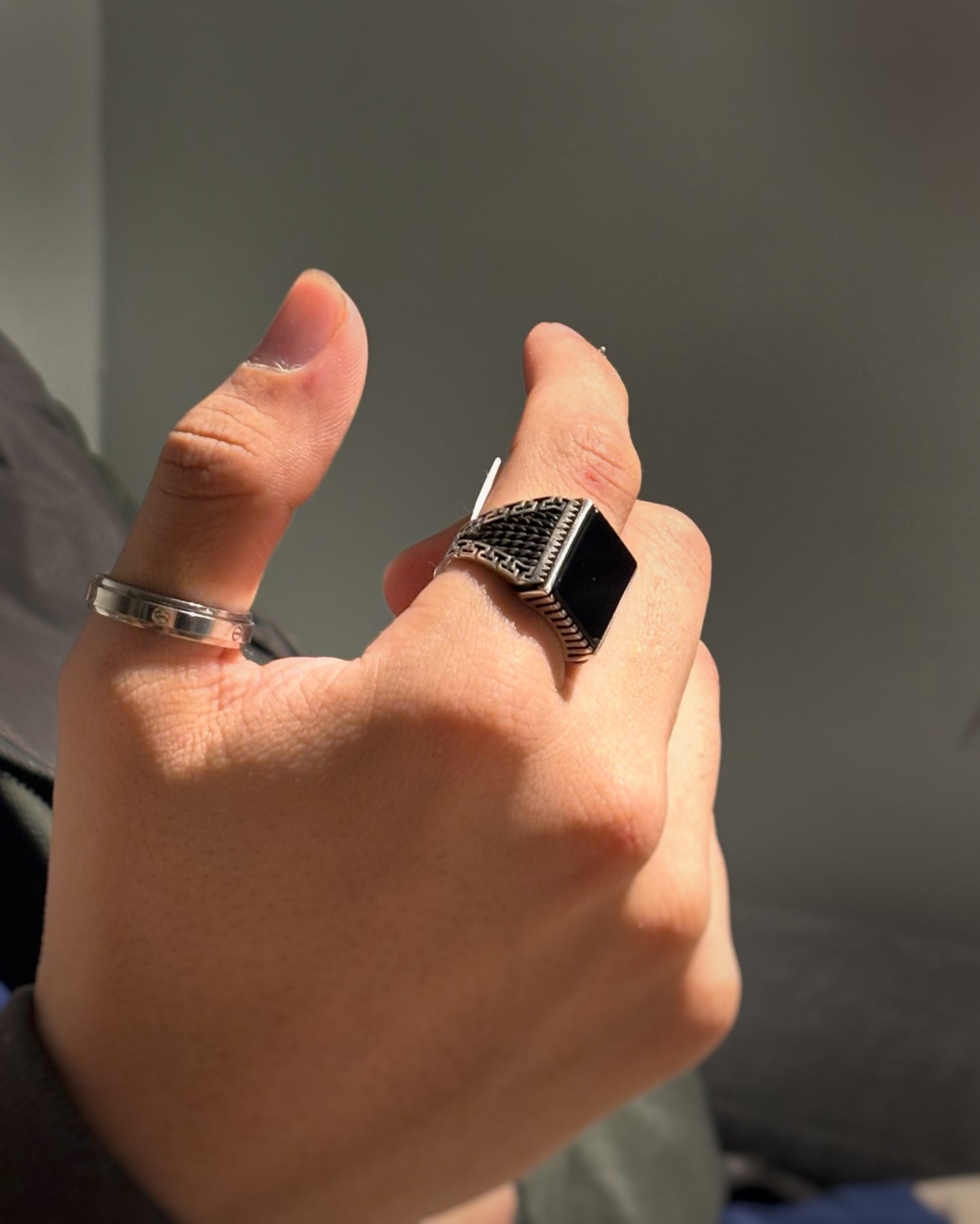 Bold Crest men's ring