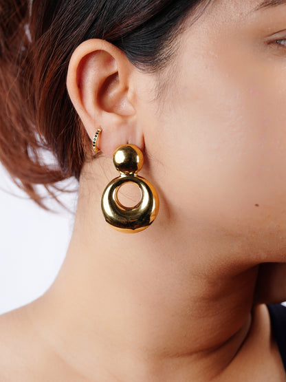 Bold Gold Earring