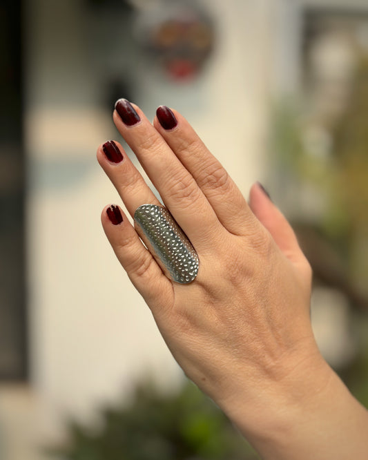 Bold Textured ring