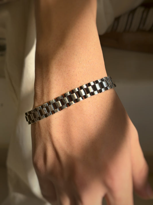 Men's watchstrap bracelet