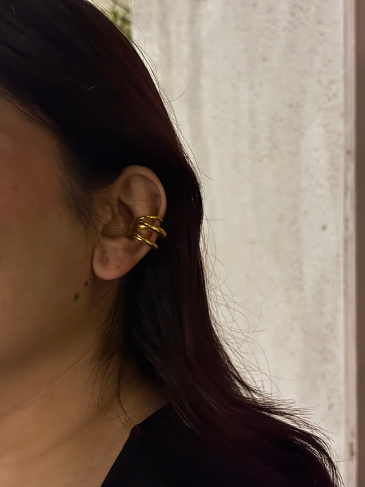 Sunlit Band ear cuffs