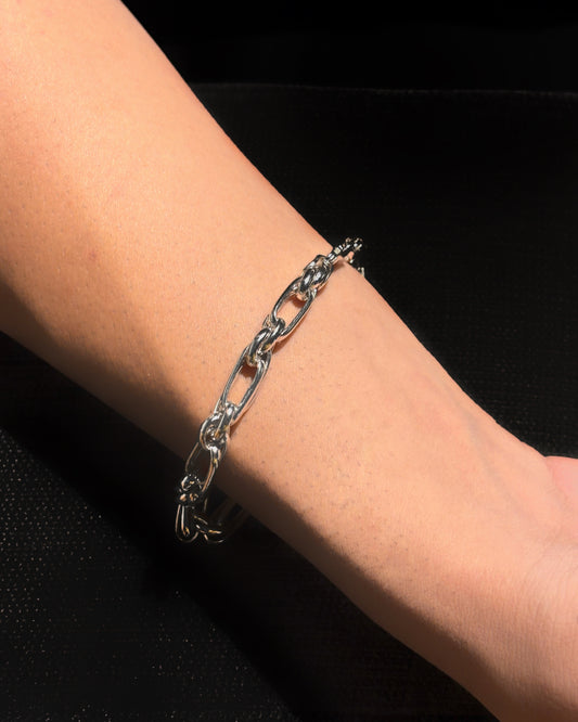 Chain link men's bracelet