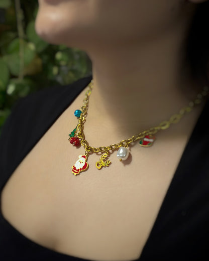HO HO HO charms necklace