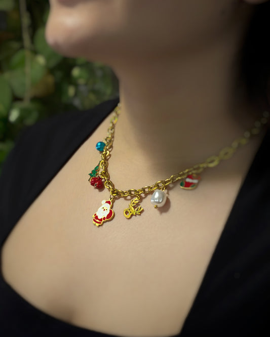 HO HO HO charms necklace