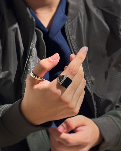 Bold Crest men's ring