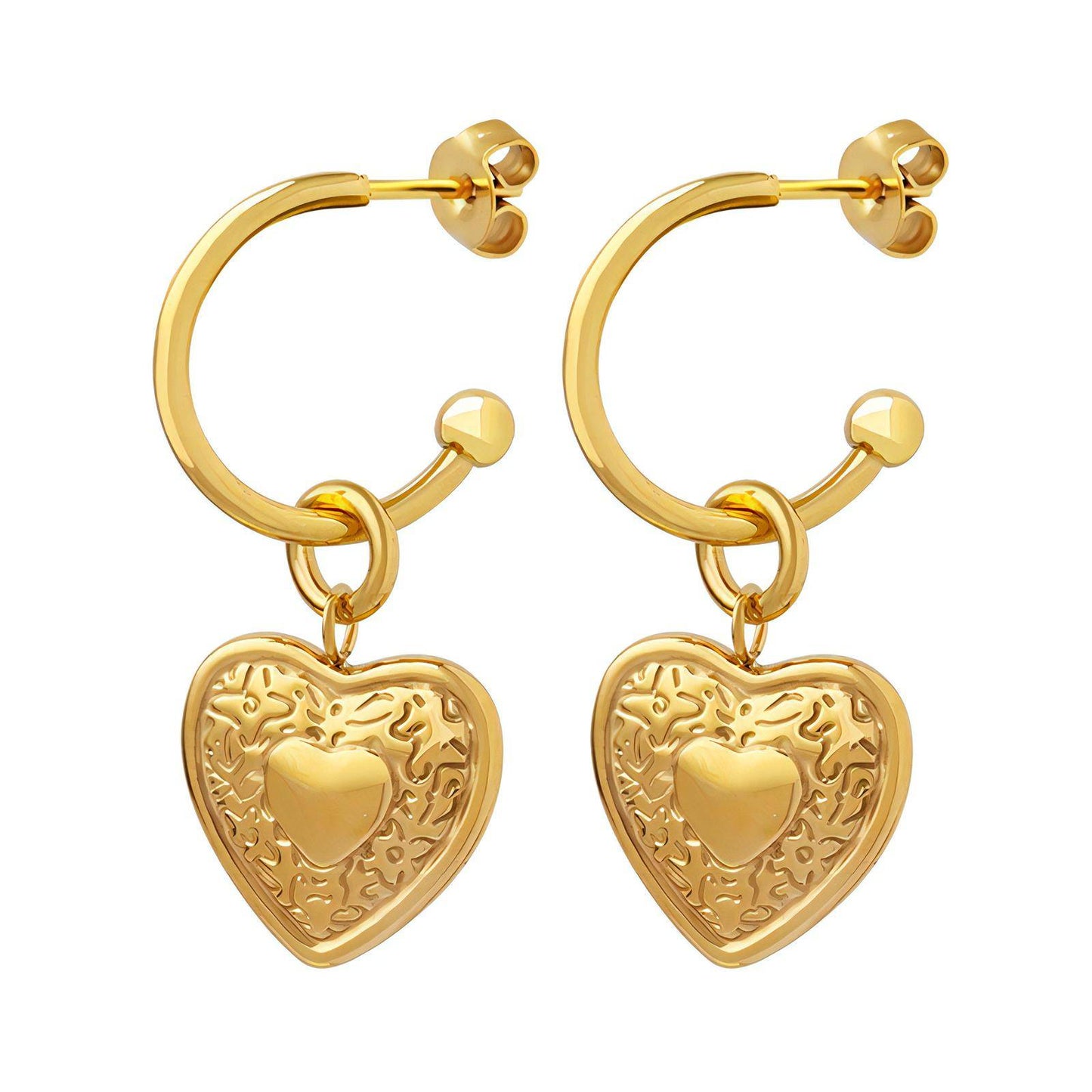 Heart earrings