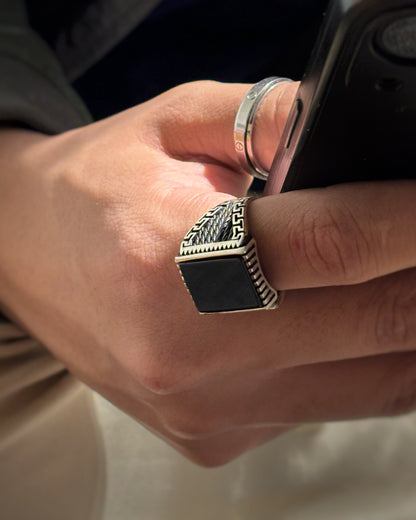 Bold Crest men's ring