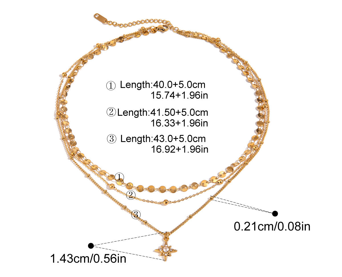 Celestial Glow Layered Necklace