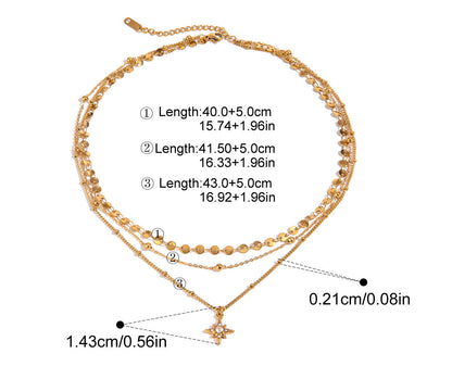 Celestial Glow Layered Necklace