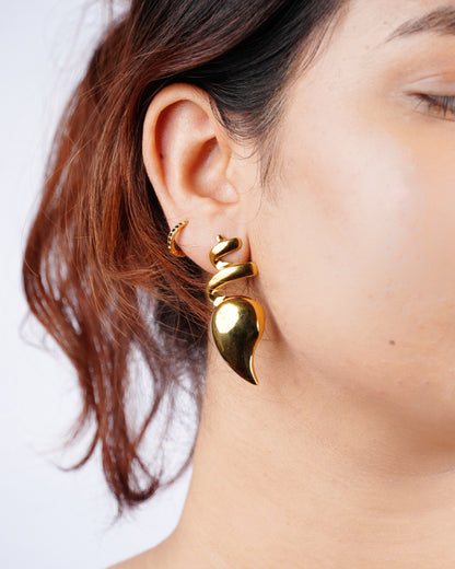 Twisty Drop earring