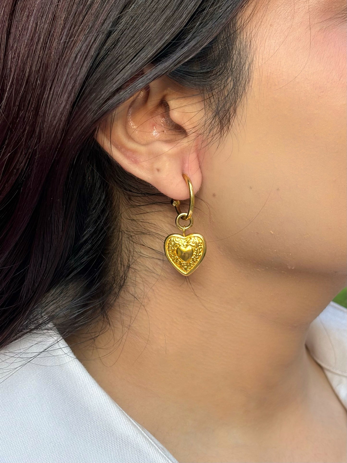 Heart earrings