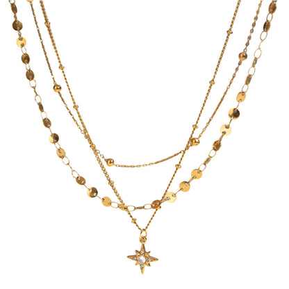 Celestial Glow Layered Necklace