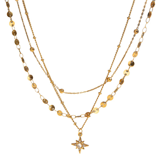 Celestial Glow Layered Necklace