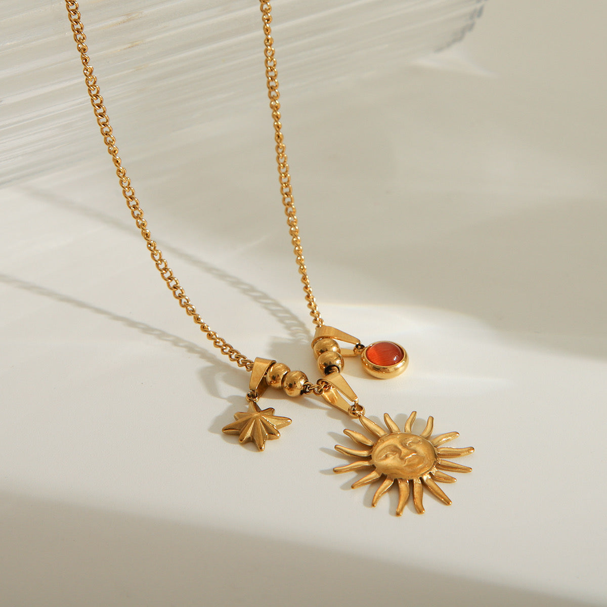 Sun Charm necklace