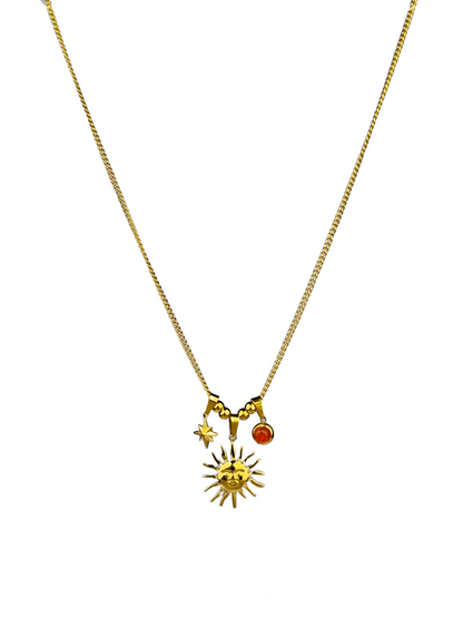 Sun Charm necklace