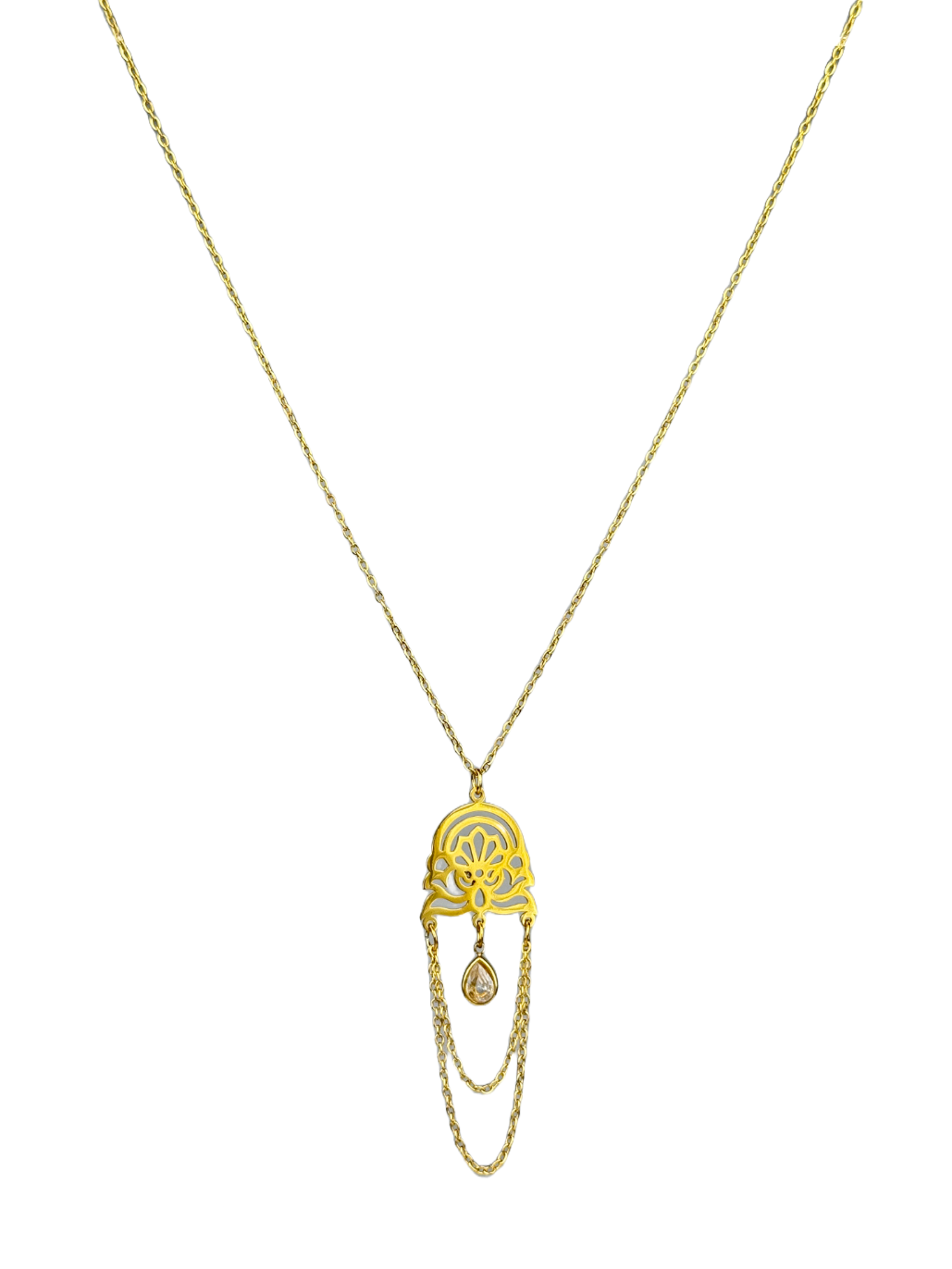 Lotus Droplet necklace