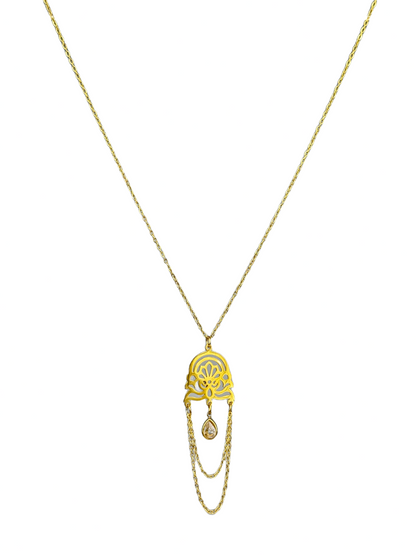 Lotus Droplet necklace