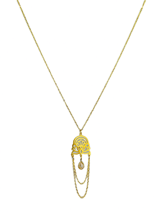 Lotus Droplet necklace