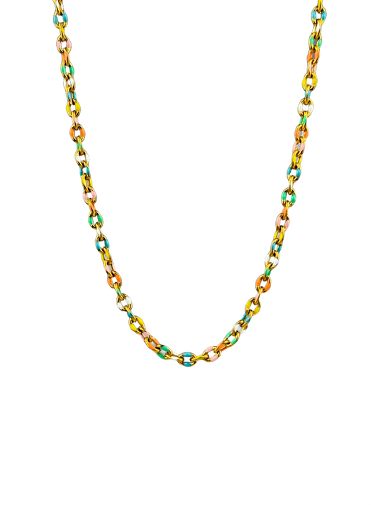 Sunset Sorbet Chain necklace