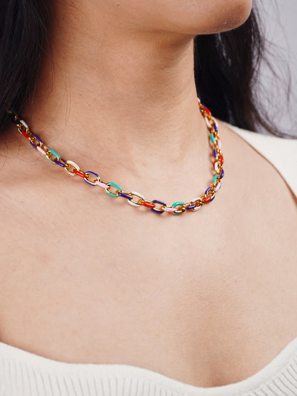 Viva Pop Link Necklace