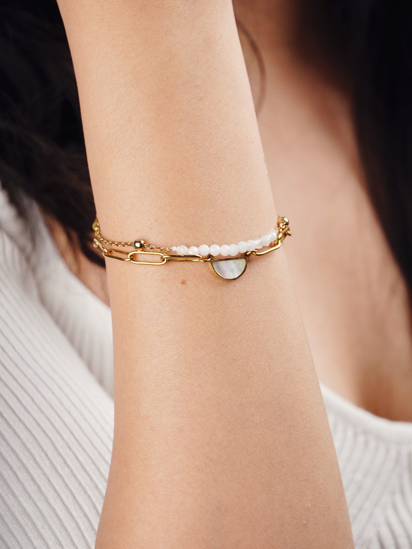 Half Moon chain bracelet