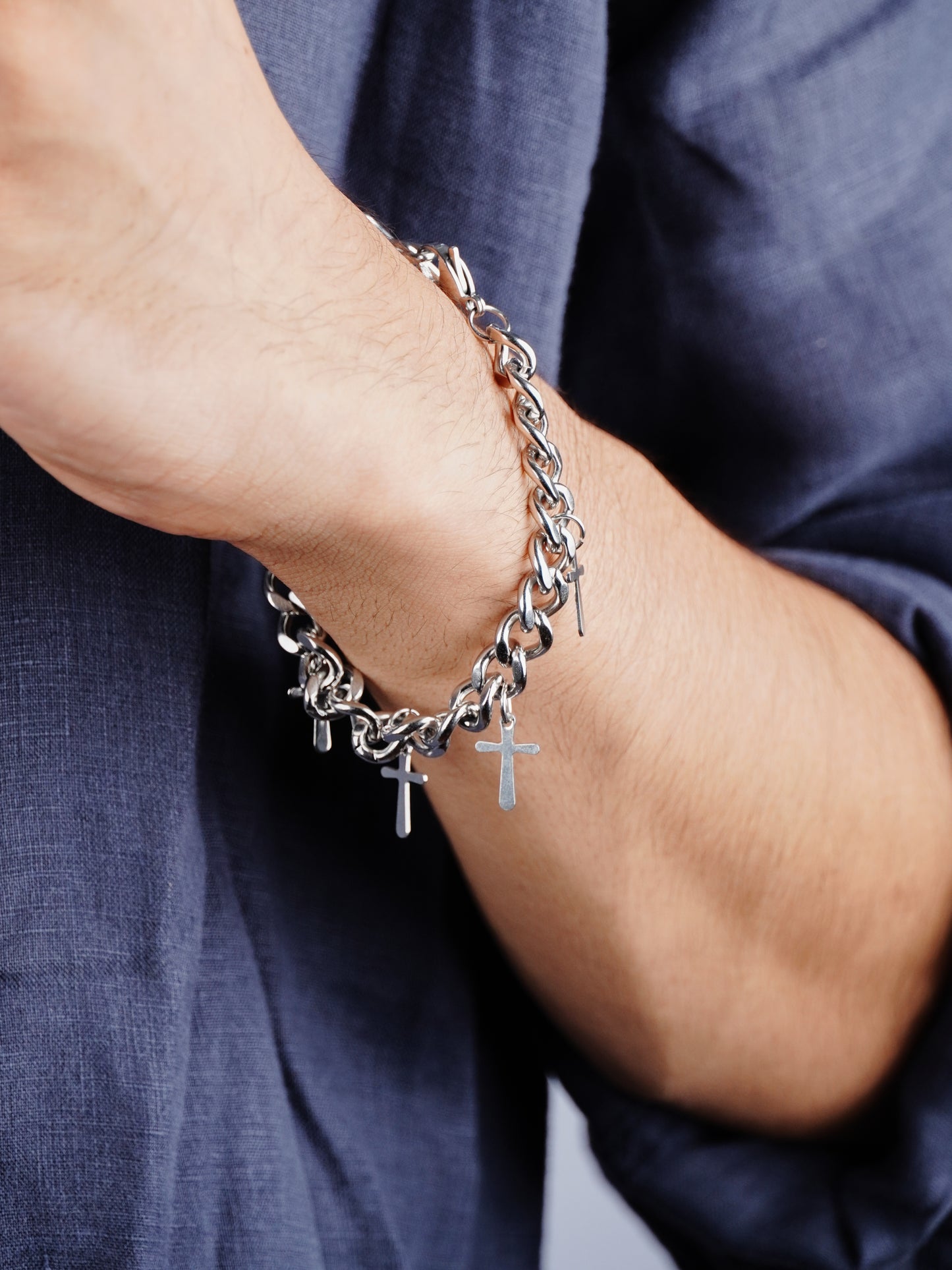 Hip-Hop Cross bracelet