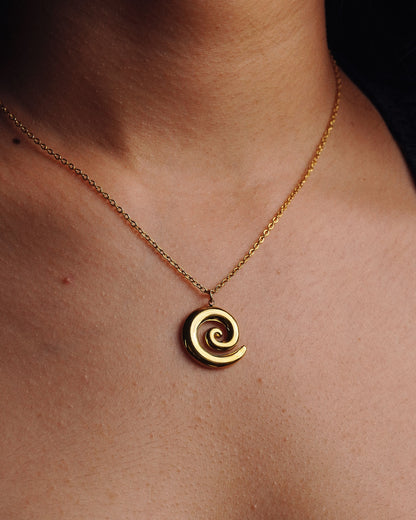 Swirl Pendant Necklace