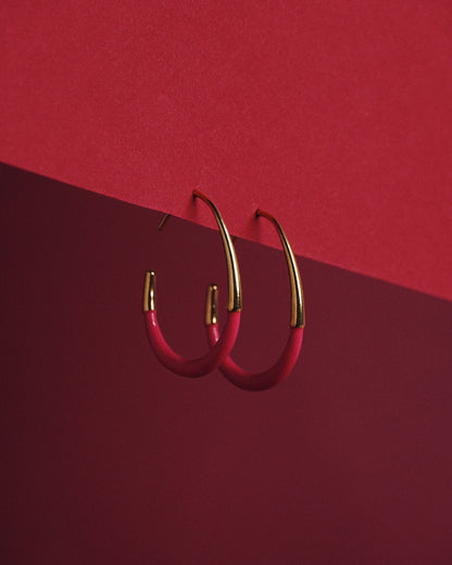 Curve Hoops earrings