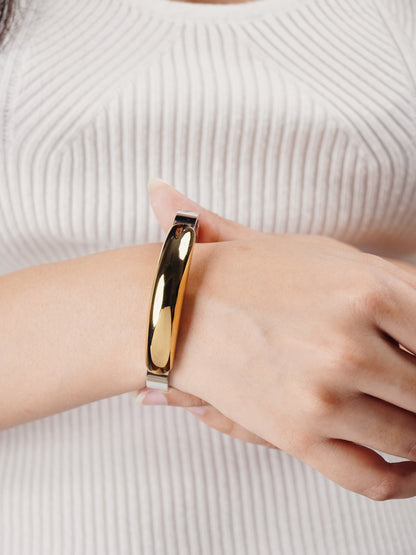 Vintage classic multi-metal bracelet