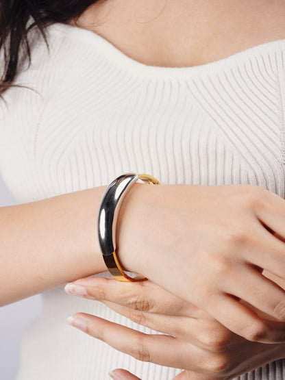 Vintage classic multi-metal bracelet