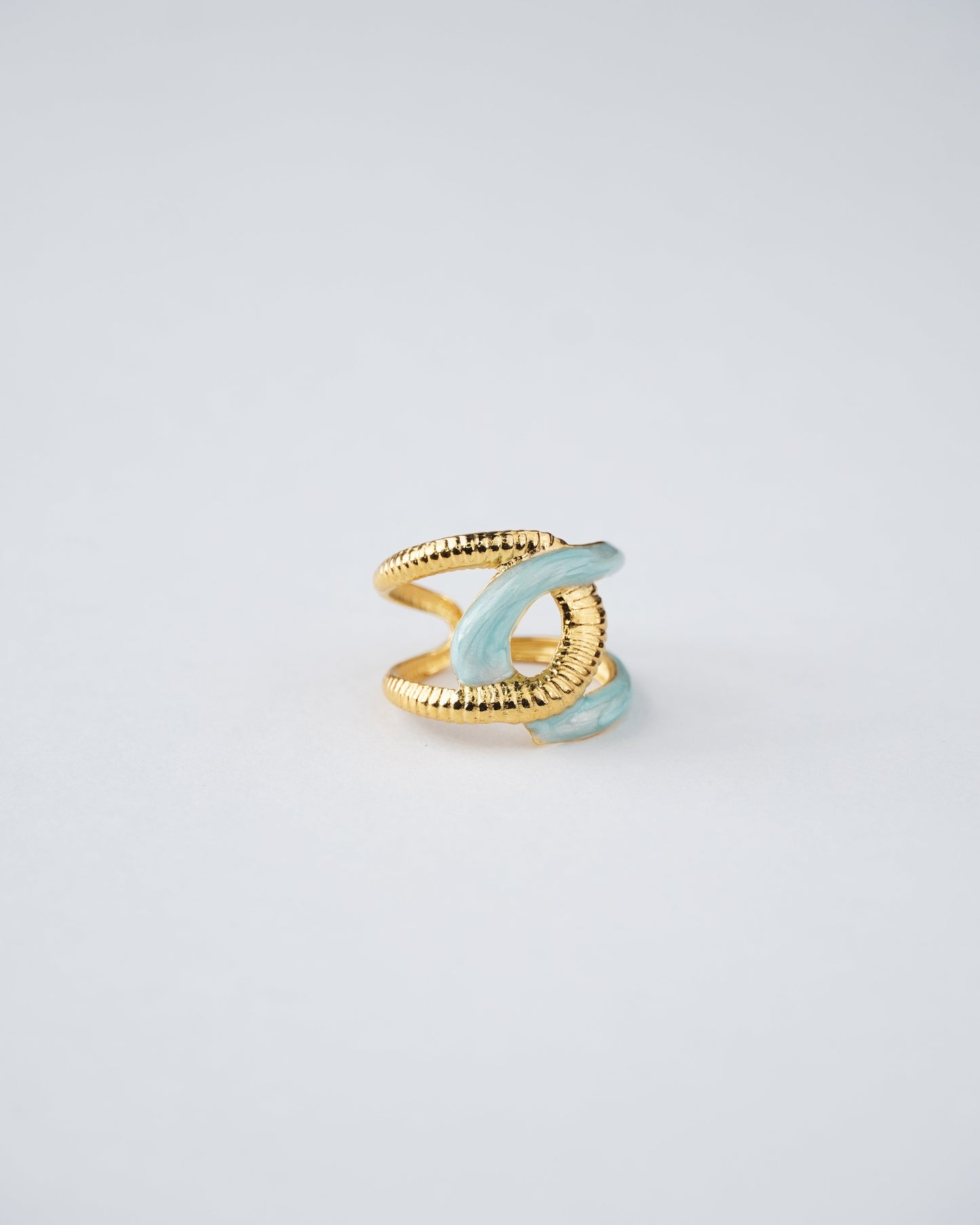 Celestia Enamel Twist Ring