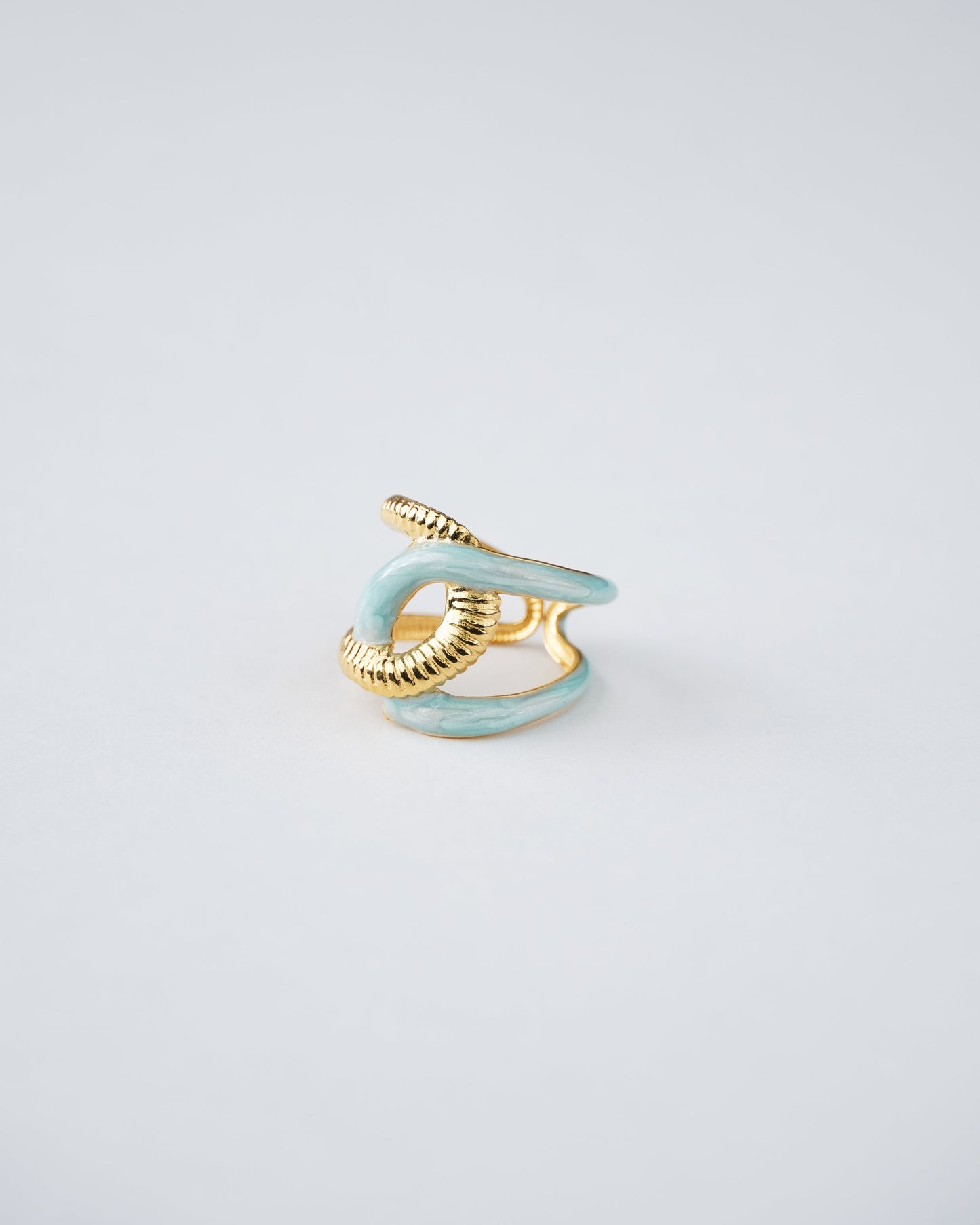 Celestia Enamel Twist Ring