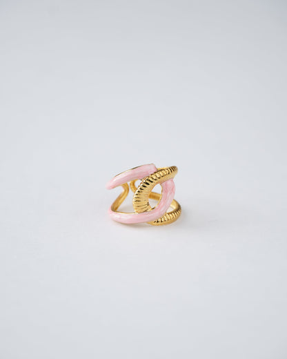 Celestia Enamel Twist Ring