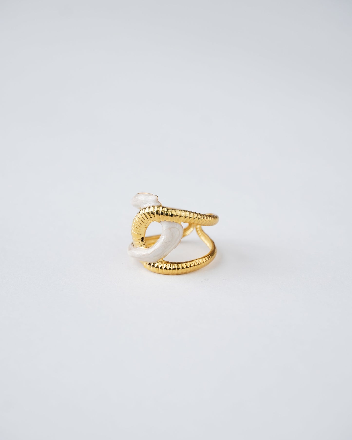 Celestia Enamel Twist Ring