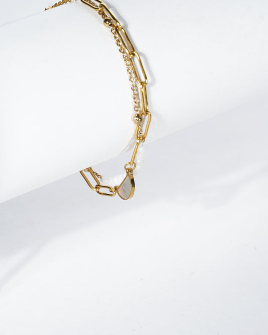 Half Moon chain bracelet