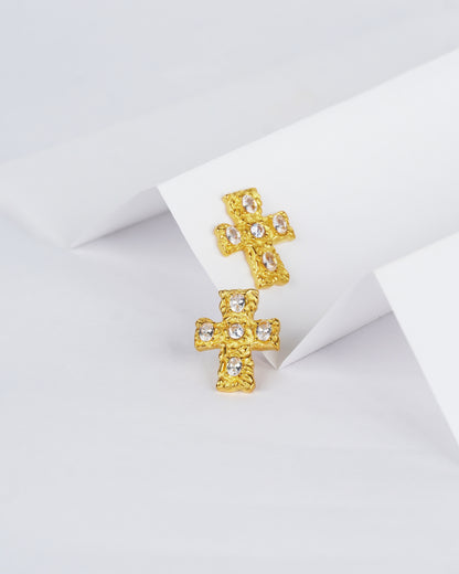 Mini Cross Studs