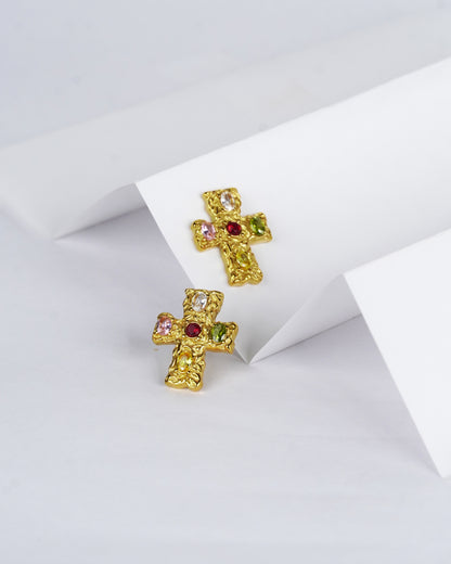 Mini Cross Studs