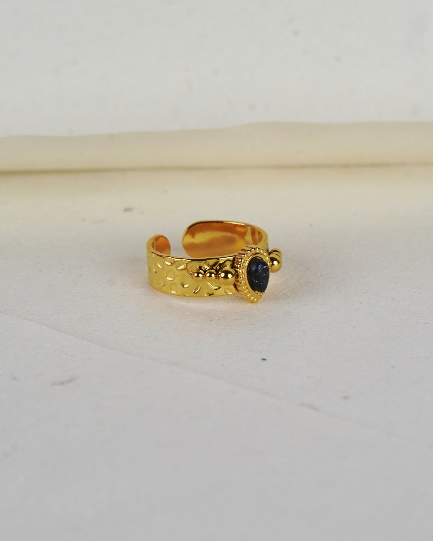 Vintage Stone studded ring