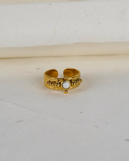 Vintage Stone studded ring